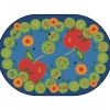 ABC Caterpillar 6'9" x 9'5" Oval Premium Carpet