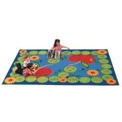 ABC Caterpillar 5'10" x 8'4" Rectangle Premium Carpet