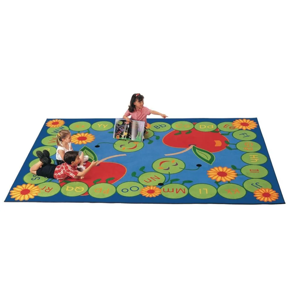 ABC Caterpillar 4'5" x 5'10" Rectangle Premium Carpet