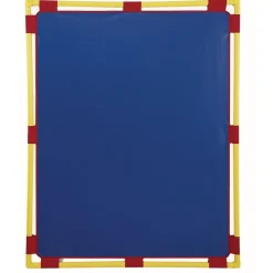 Activity Center PlayPanels® - Rectangle, 31" x 48" - Blue with Yellow Piping