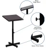 Adjustable Height Mahogany Metal Lectern