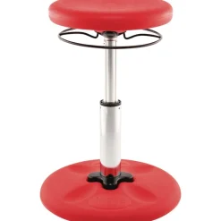 Adjustable Wobble Stool, 14"-19"H - Red