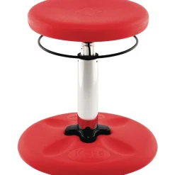 Adjustable Wobble Stool, 14"-19"H - Red