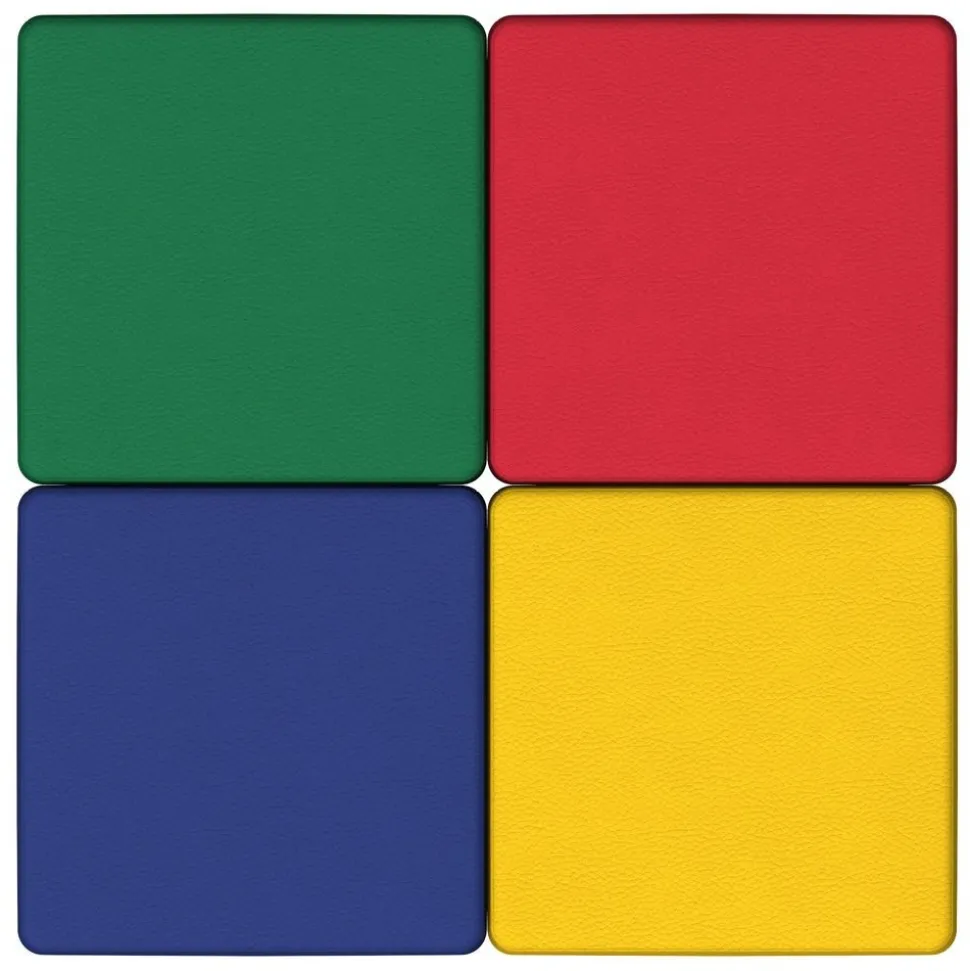 Adult SoftScape 18" Square Ottoman 16" Height, 4-Piece - Assorted