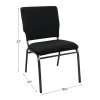 Advantage Multipurpose Church Chairs - 18.5 in. Wide