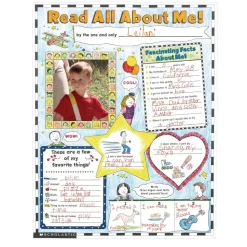 All About Me Posters - Set of 30