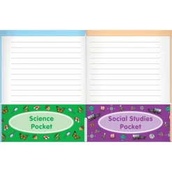 All-In-One Subjects 4-Pocket Folders - Set of 12
