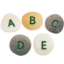 Alphabet Letter Pebbles - Uppercase, Set of 26