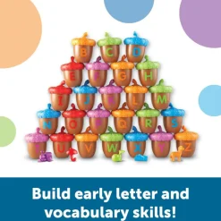Alphabet Letters on Acorns Activity Set