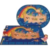 Alphabet Noah 6' x 9' Oval Kids Value PLUS Carpet