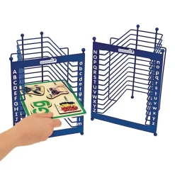 Alphabet Puzzle Set of 26 with 2 Anti-Slide Puzzle Storage Racks