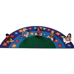 Alpha Shapes Seating 6'8 x 13'4 Semi-Circle Premium Carpet
