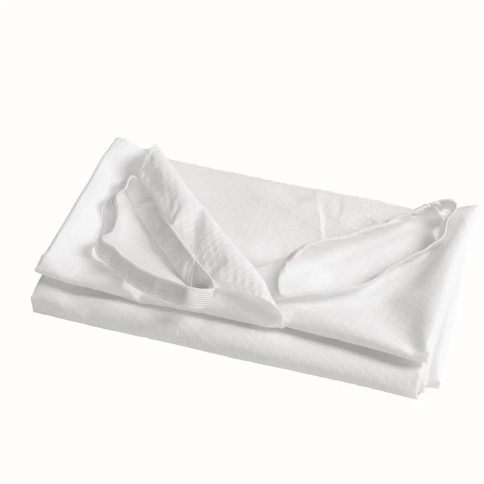 Angeles® Angels Rest® White Standard Cot Sheet - Set of 4