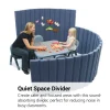 Angeles® BaseLine® Sound Sponge® Quiet Dividers® 48"H x 6'L - Slate Blue
