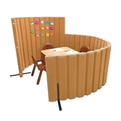 Angeles® BaseLine® Sound Sponge® Quiet Dividers® 48"H x 10'L in Natural
