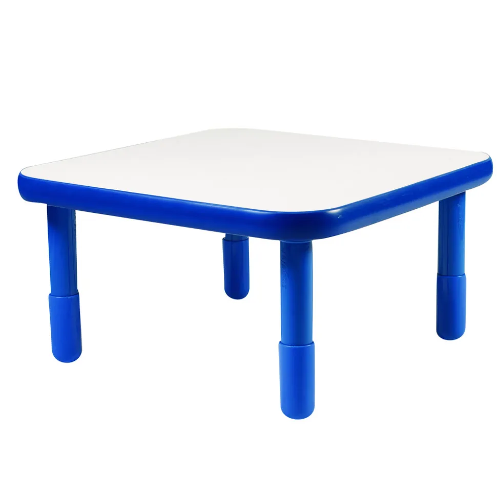 Angeles® BaseLine® 30" Square Table, 18"H - Blue