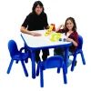 Angeles® BaseLine® 30" Square Table, 22"H - Blue