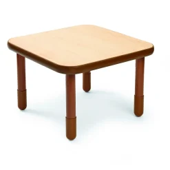 Angeles® BaseLine® 30" Square Table, 20"H - Natural Cocoa