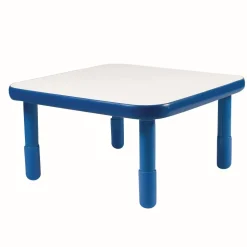 Angeles® BaseLine® 30" Square Table, 16"H - Blue