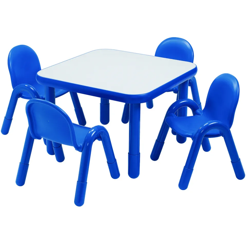 Angeles® BaseLine® 30" Square Table, 20"H - Blue