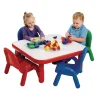 Angeles® BaseLine® Toddler 30" Square Table and Chair Set in Blue