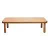 Angeles® BaseLine® 30" x 60" Rectangle Table, 16"H - Natural Cocoa