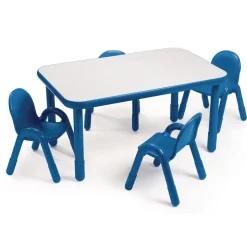 Angeles® BaseLine® 30" x 72" Rectangle Table, 16"H - Blue