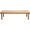 Angeles® BaseLine® 30" x 72" Rectangle Table, 18"H - Natural Cocoa