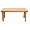 Angeles® BaseLine® 30" x 48" Rectangle Table, 20"H - Natural Cocoa