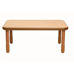 Angeles® BaseLine® 30" x 48" Rectangle Table, 20"H - Natural Cocoa