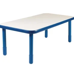 Angeles® BaseLine® 30" x 72" Rectangle Table, 20"H - Blue