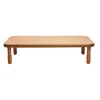 Angeles® BaseLine® 30" x 60" Rectangle Table, 14"H - Natural Cocoa
