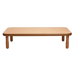 Angeles® BaseLine® 30" x 60" Rectangle Table, 14"H - Natural Cocoa