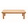 Angeles® BaseLine® 30" x 48" Rectangle Table, 14"H - Natural Cocoa