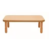 Angeles® BaseLine® 30" x 48" Rectangle Table, 18"H - Natural Cocoa