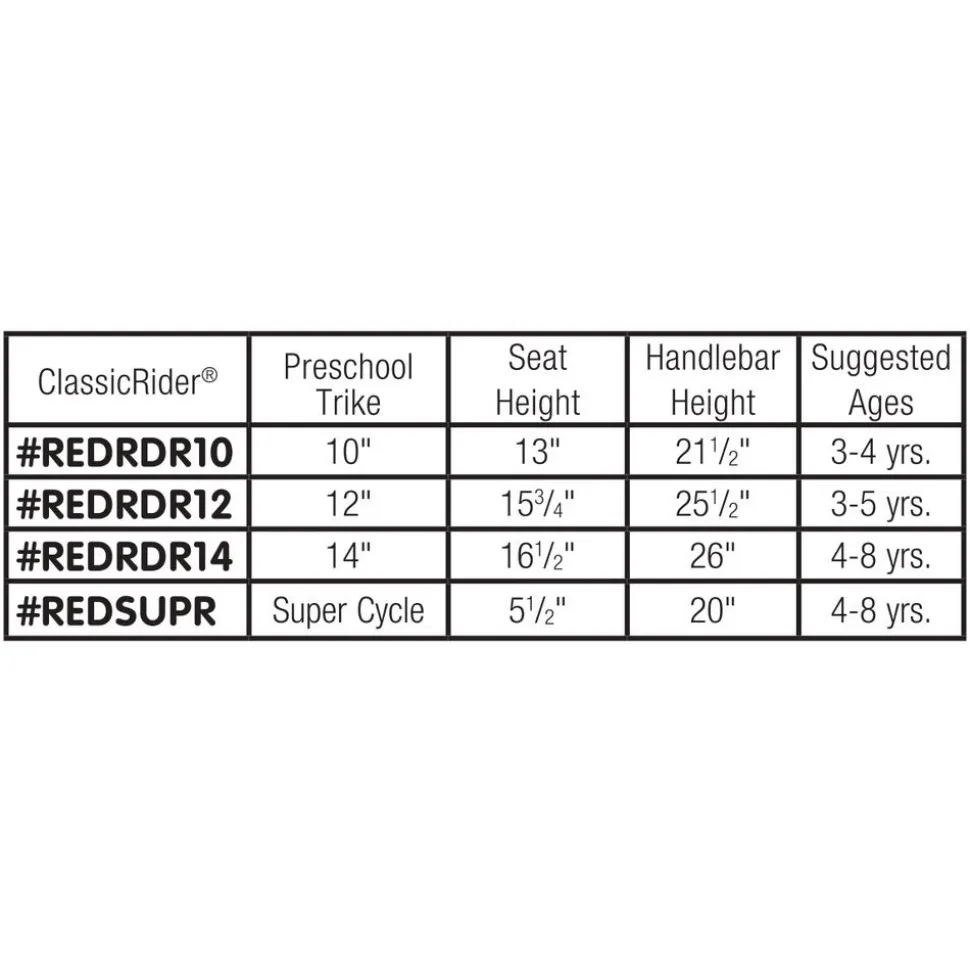 Angeles® ClassicRider® 12" Trike