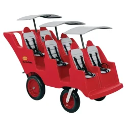 Angeles® "Fat Tire" Bye-Bye Buggy® with Gray Seat Pads - 6-Passenger