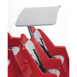Angeles® "Fat Tire" Bye-Bye Buggy® with Gray Seat Pads - 4 Passenger