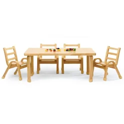 Angeles® NaturalWood™ Collection Rectangular Table 18"H
