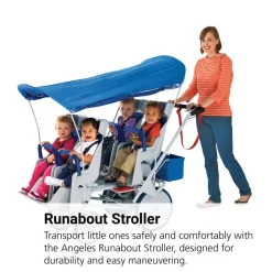 Angeles® RunAbout® 6 Passenger Stroller