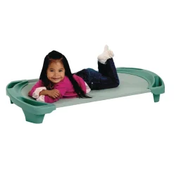 Angeles® SpaceLine® Toddler Cot 42"L - Set of 4 Teal Green