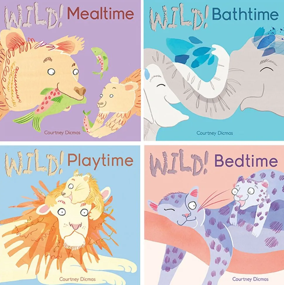Animal Wild! Set of 4 Board Books