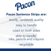 Assorted Colors Double-Sided Sentence Strips - 100 Strips