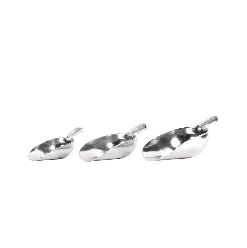 Assorted Metal Messy Play Scoops - 4pk