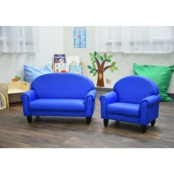 As We Grow™ Chair and Sofa Set - Blue