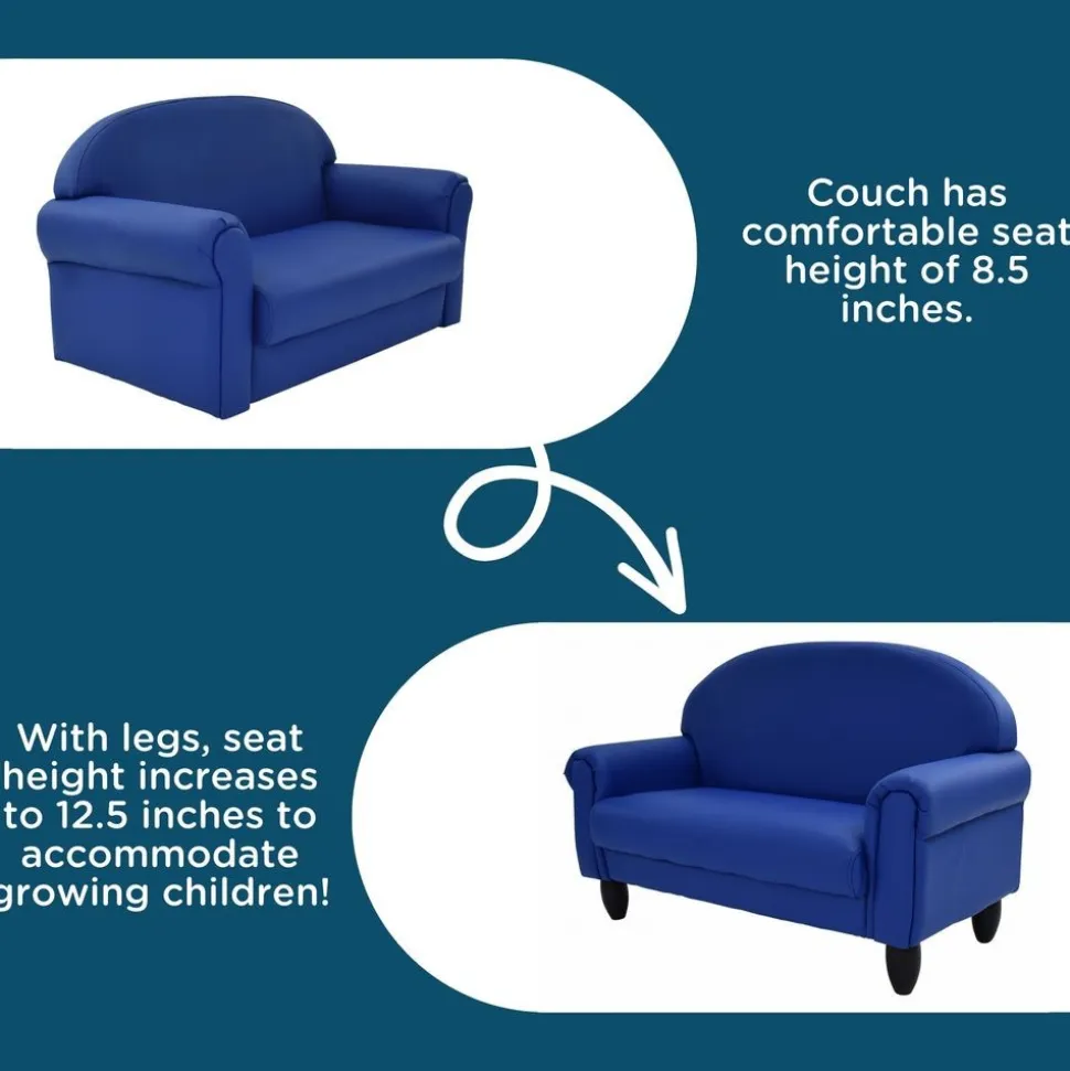 As We Grow™ Sofa - Primary Blue