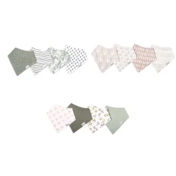 Baby Bandana Bibs, 12 Bibs