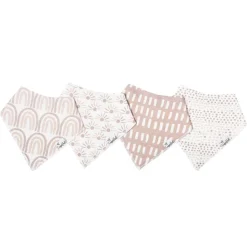Baby Bandana Bibs, Set of 4 - Bliss