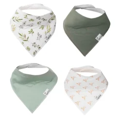 Baby Bandana Bibs, Set of 4 - Haven