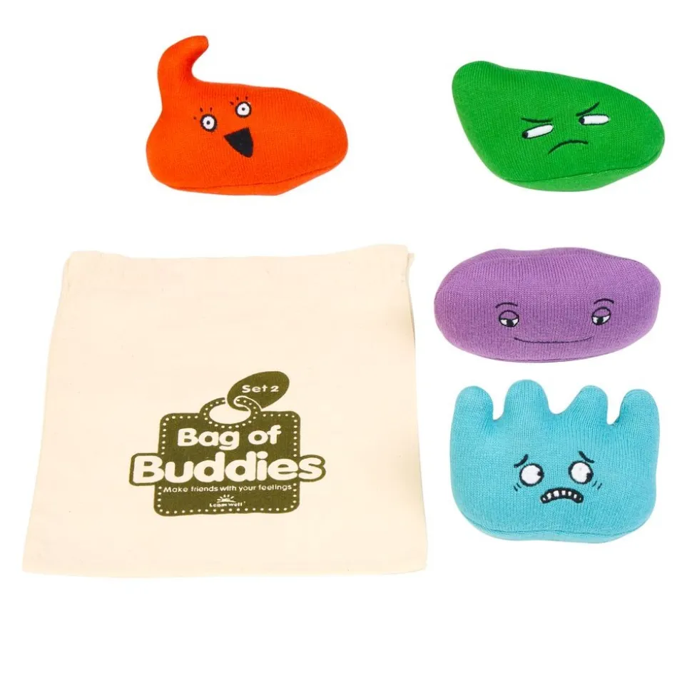 Bag of Buddies & Pip Feels Books Set 2 - Excited, Calm, Scared, Jealous